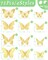 72Pcs 3D Butterfly Wall Decor, Gold Butterfly Fathers Day Decorations, 4 Styles 3 Sizes Removable Butterfly Room Decor Butterfly Wall Stickers for Birthday Party Garden Tea Cake Flower Decorations